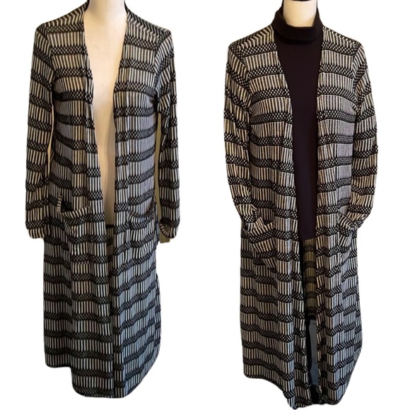 LuLaRoe Sarah Long Open Cardigan with Pockets Size Small - Picture 1 of 8